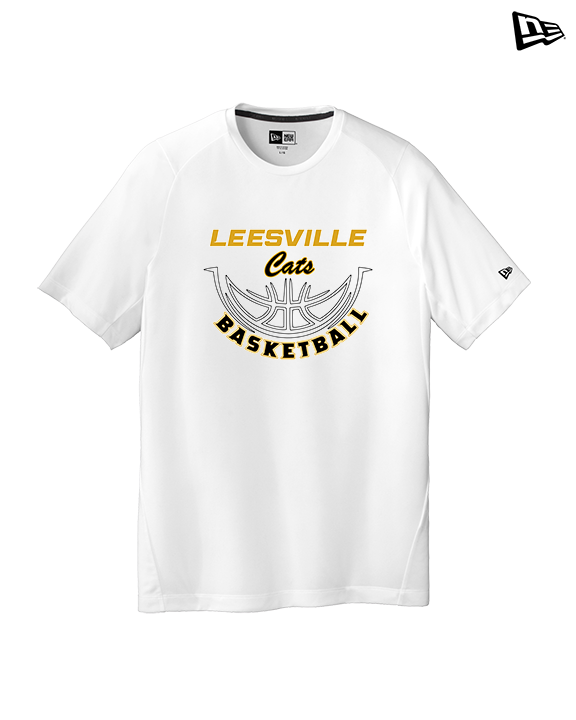 Leesville HS Basketball Outline - New Era Performance Shirt