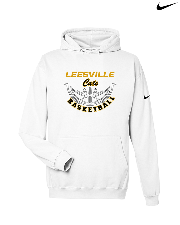 Leesville HS Basketball Outline - Nike Club Fleece Hoodie