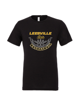 Leesville HS Basketball Outline - Tri-Blend Shirt