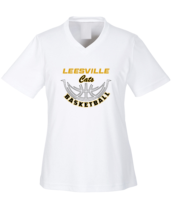 Leesville HS Basketball Outline - Womens Performance Shirt