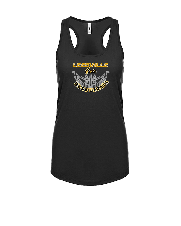 Leesville HS Basketball Outline - Womens Tank Top