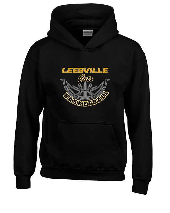 Leesville HS Basketball Outline - Youth Hoodie