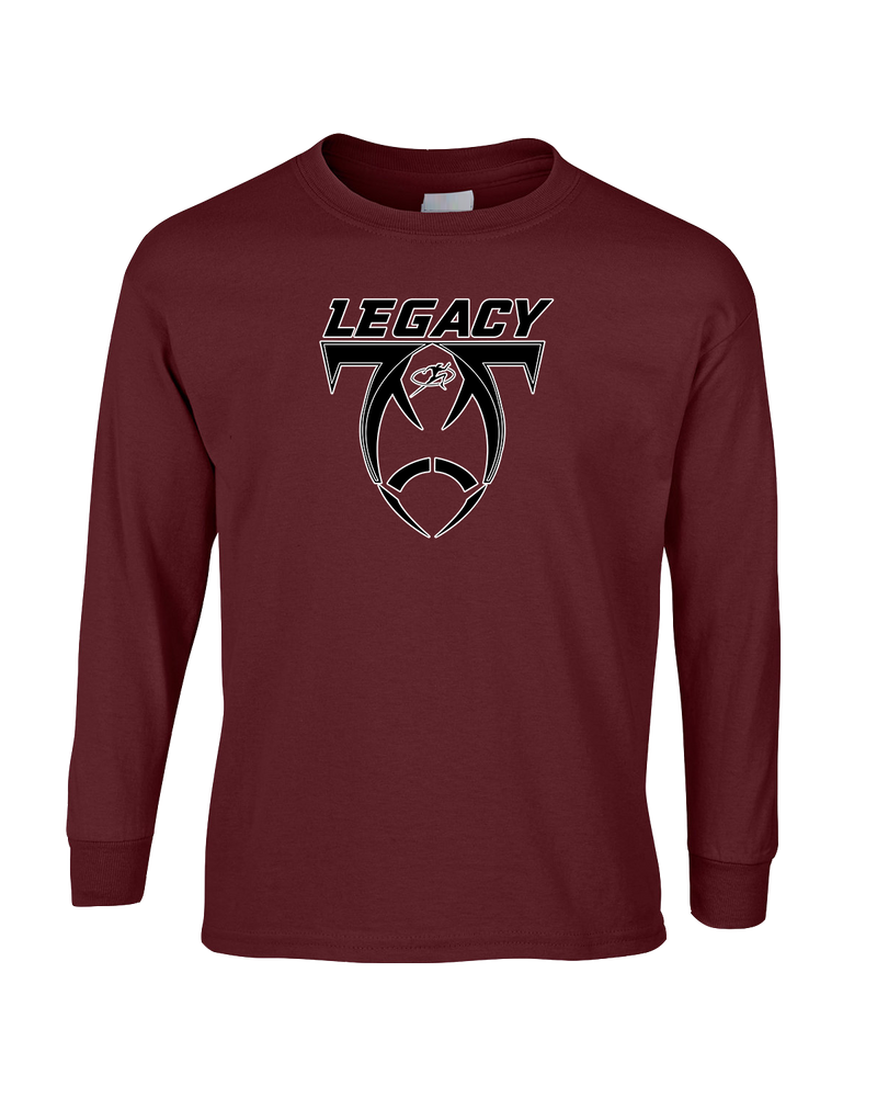 Legacy Football Logo - Mens Basic Cotton Long Sleeve