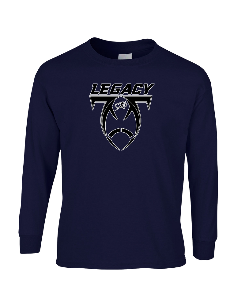 Legacy Football Logo - Mens Basic Cotton Long Sleeve