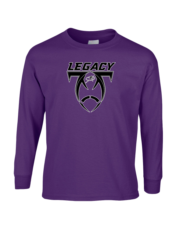 Legacy Football Logo - Mens Basic Cotton Long Sleeve