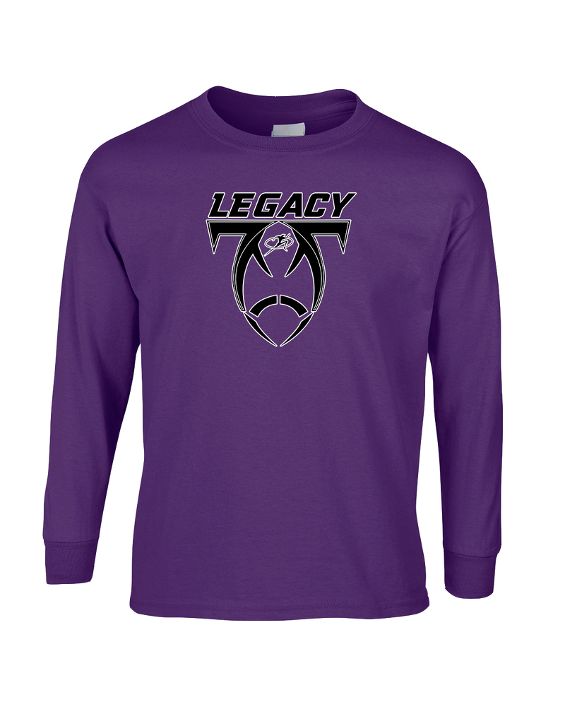 Legacy Football Logo - Mens Basic Cotton Long Sleeve