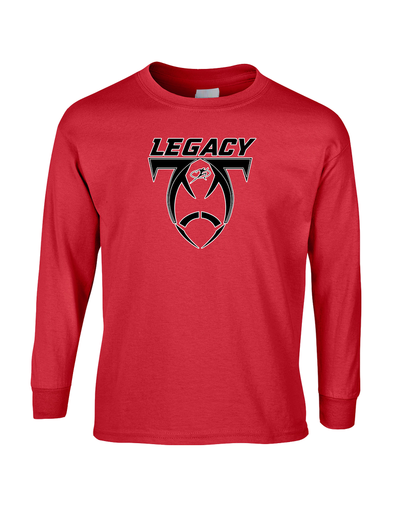 Legacy Football Logo - Mens Basic Cotton Long Sleeve