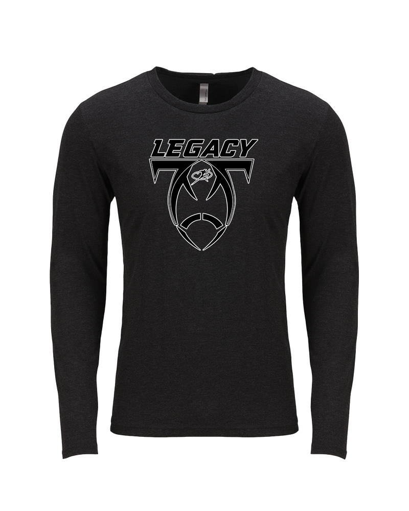 Legacy Football Logo - Tri Blend Long Sleeve