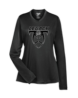Legacy Football Logo - Womens Performance Long Sleeve