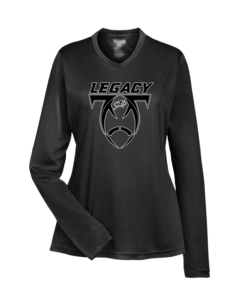 Legacy Football Logo - Womens Performance Long Sleeve