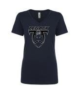 Legacy Football Logo - Womens V-Neck