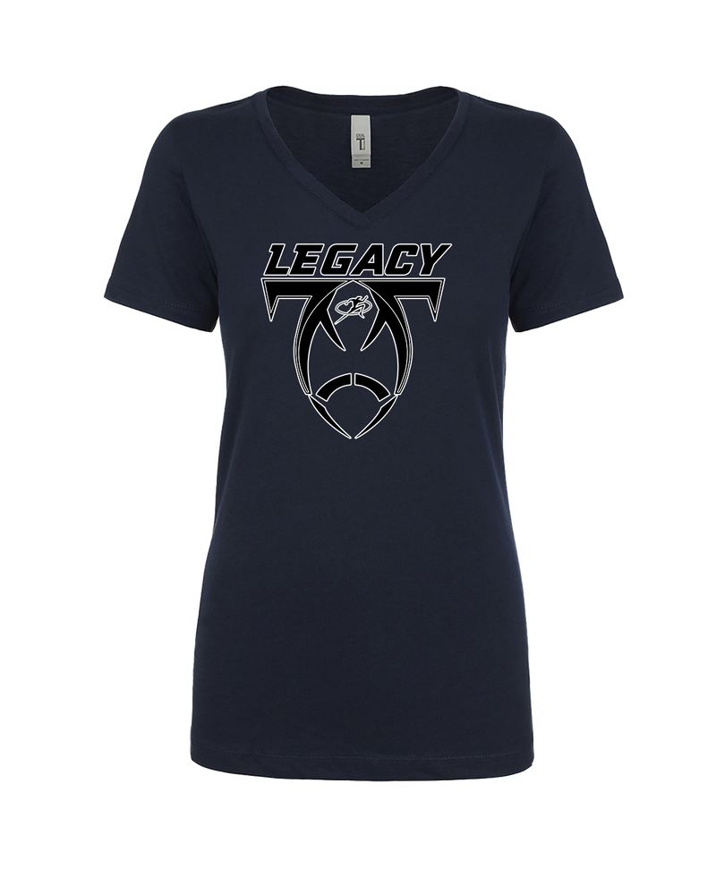 Legacy Football Logo - Womens V-Neck