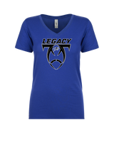Legacy Football Logo - Womens V-Neck