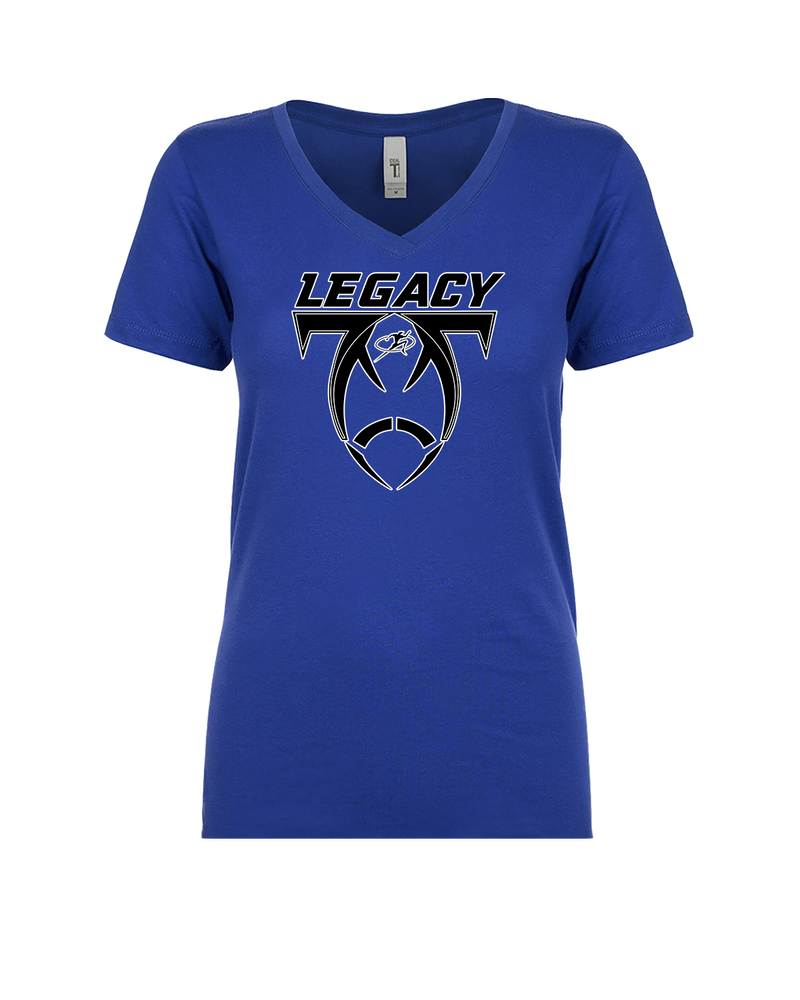 Legacy Football Logo - Womens V-Neck