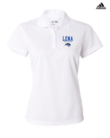 Lena HS Track and Field Block - Adidas Womens Polo