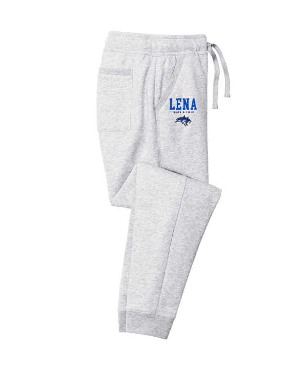 Lena HS Track and Field Block - Cotton Joggers