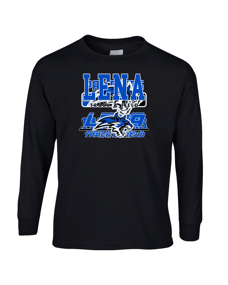 Lena HS Track and Field Block - Cotton Longsleeve