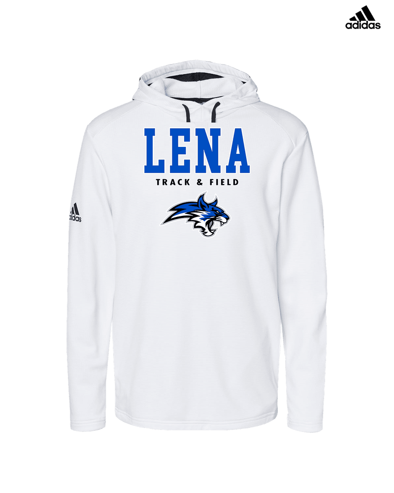 Lena HS Track and Field Block - Mens Adidas Hoodie