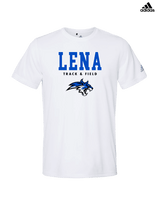 Lena HS Track and Field Block - Mens Adidas Performance Shirt