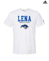 Lena HS Track and Field Block - Mens Adidas Performance Shirt