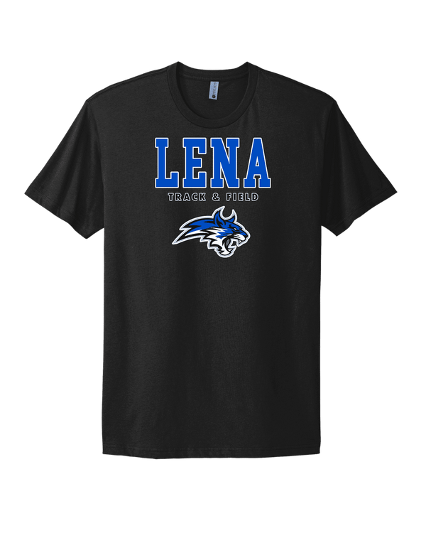 Lena HS Track and Field Block - Mens Select Cotton T-Shirt