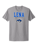 Lena HS Track and Field Block - Mens Select Cotton T-Shirt