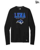 Lena HS Track and Field Block - New Era Performance Long Sleeve