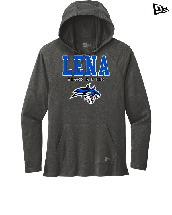 Lena HS Track and Field Block - New Era Tri-Blend Hoodie