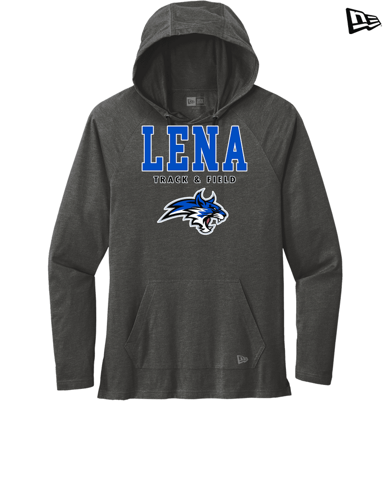 Lena HS Track and Field Block - New Era Tri-Blend Hoodie