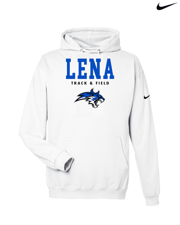 Lena HS Track and Field Block - Nike Club Fleece Hoodie
