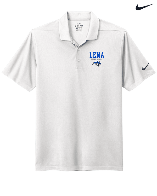 Lena HS Track and Field Block - Nike Polo