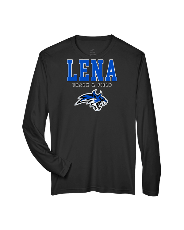 Lena HS Track and Field Block - Performance Longsleeve