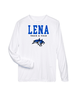 Lena HS Track and Field Block - Performance Longsleeve