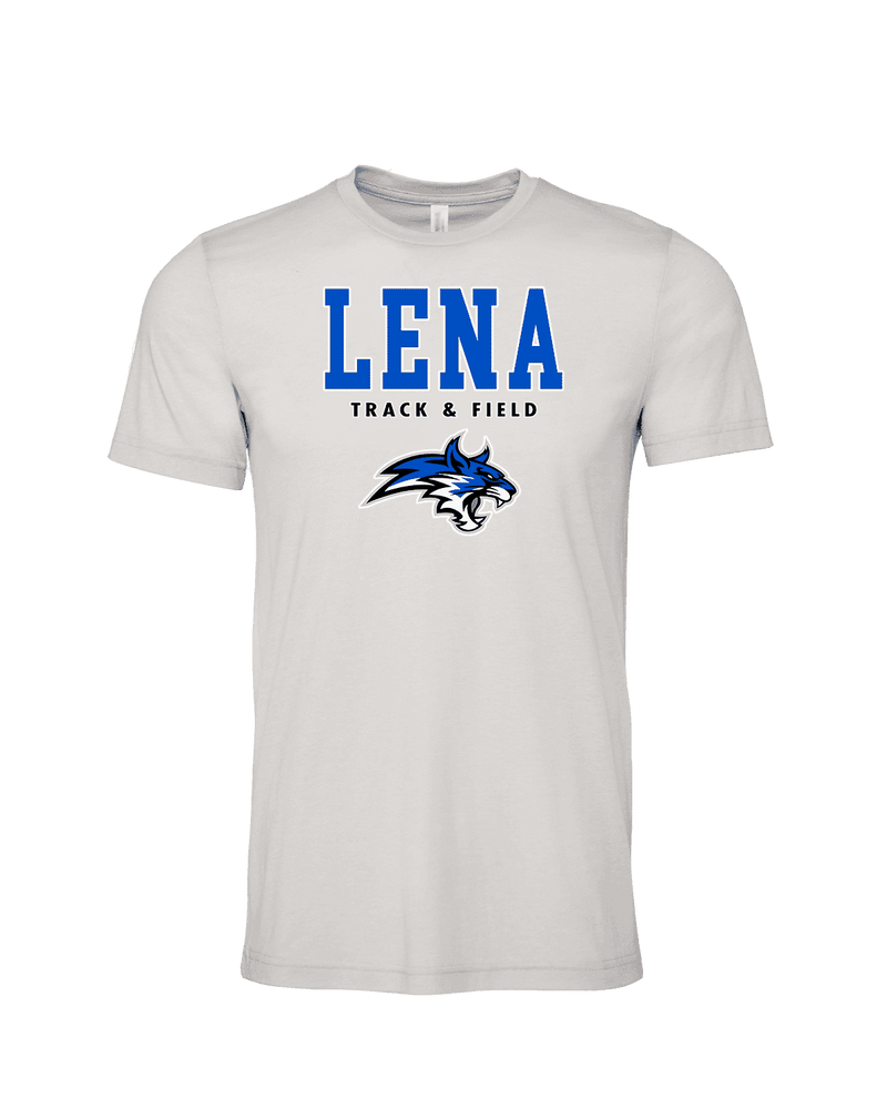 Lena HS Track and Field Block - Tri-Blend Shirt