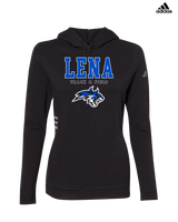 Lena HS Track and Field Block - Womens Adidas Hoodie