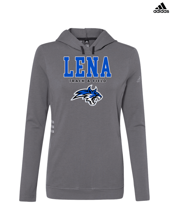 Lena HS Track and Field Block - Womens Adidas Hoodie