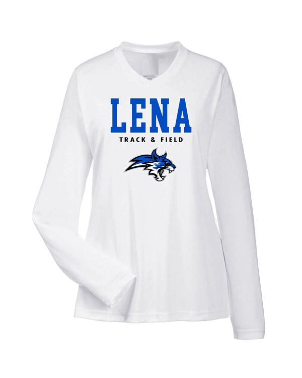Lena HS Track and Field Block - Womens Performance Longsleeve