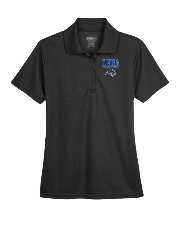 Lena HS Track and Field Block - Womens Polo