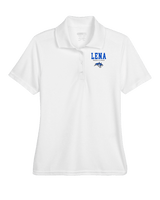 Lena HS Track and Field Block - Womens Polo