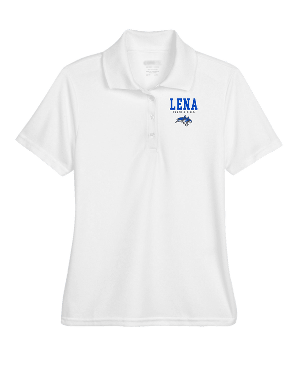 Lena HS Track and Field Block - Womens Polo