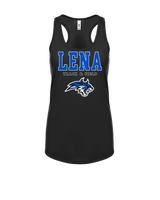 Lena HS Track and Field Block - Womens Tank Top