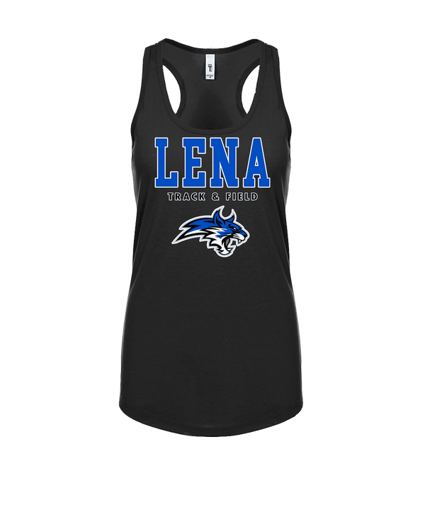 Lena HS Track and Field Block - Womens Tank Top