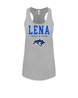 Lena HS Track and Field Block - Womens Tank Top