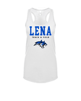 Lena HS Track and Field Block - Womens Tank Top