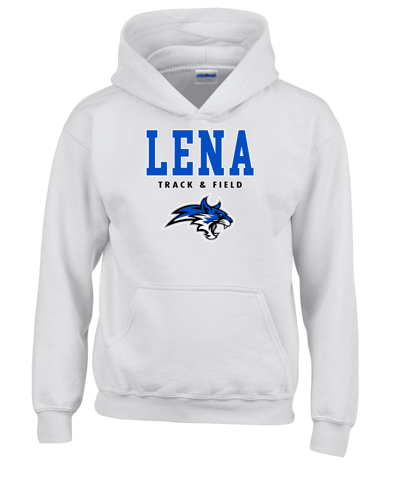 Lena HS Track and Field Block - Youth Hoodie