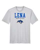 Lena HS Track and Field Block - Youth Performance Shirt