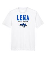 Lena HS Track and Field Block - Youth Performance Shirt
