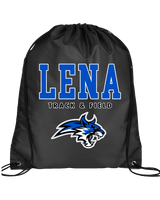 Lena HS Track and Field Bold - Drawstring Bag