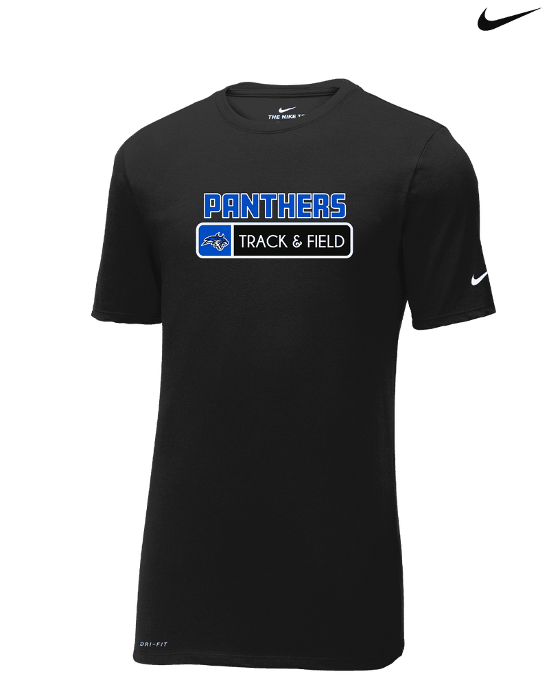 Lena HS Track and Field Pennant - Mens Nike Cotton Poly Tee