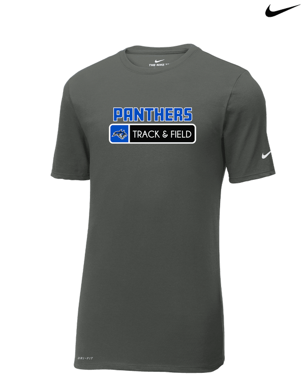 Lena HS Track and Field Pennant - Mens Nike Cotton Poly Tee